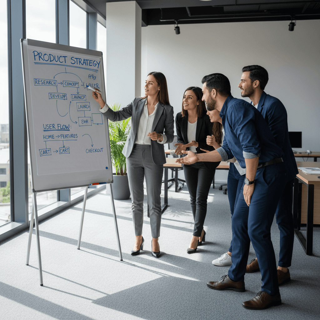 Product roadmap strategy development